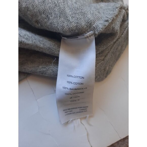 J. Crew Gray Long Sleeve metal Studded Shirt Size M Casual Preppy Classic Office - Picture 9 of 9